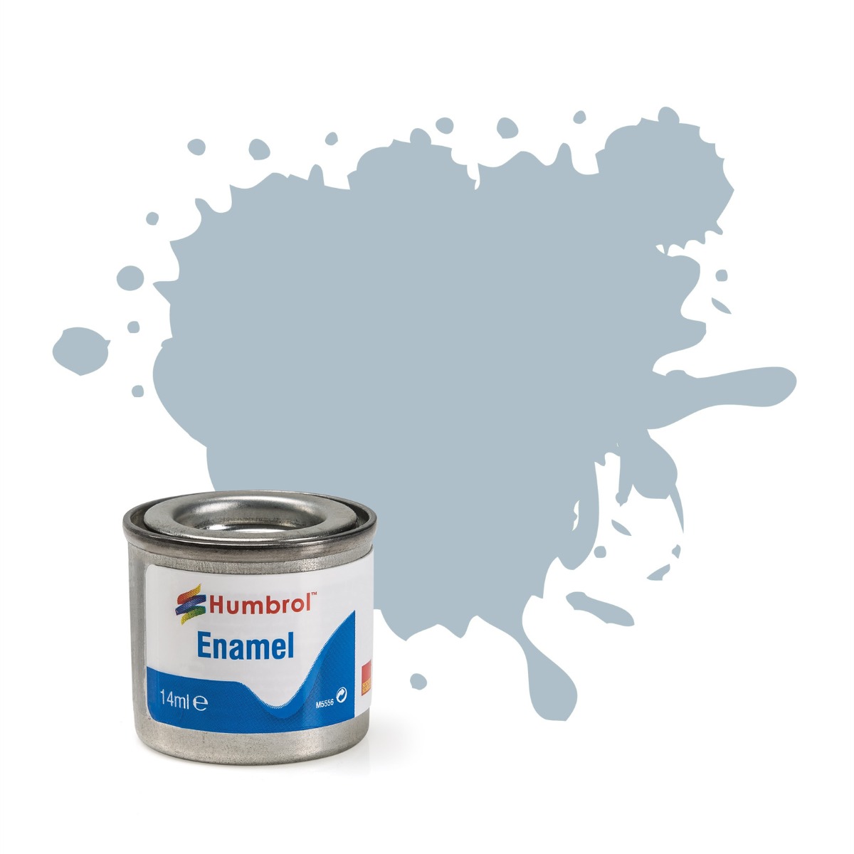 127 Ghost Grey enamel satin 14ml Humbrol
