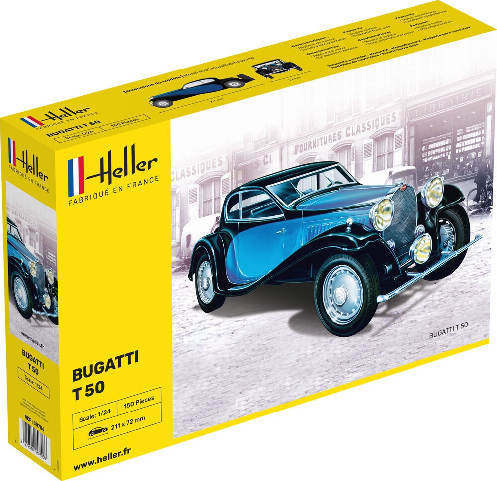 Heller Bugatti T 50 1/24