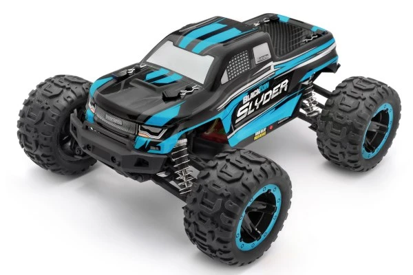 BlackZon Slyder MT 4WD Electric Monster Truck 1/16 Blue