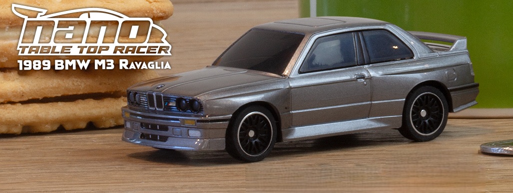 HPI Racing Nano-TTR 1989 BMW M3 E30 Ravaglia Dark Silver 1/64