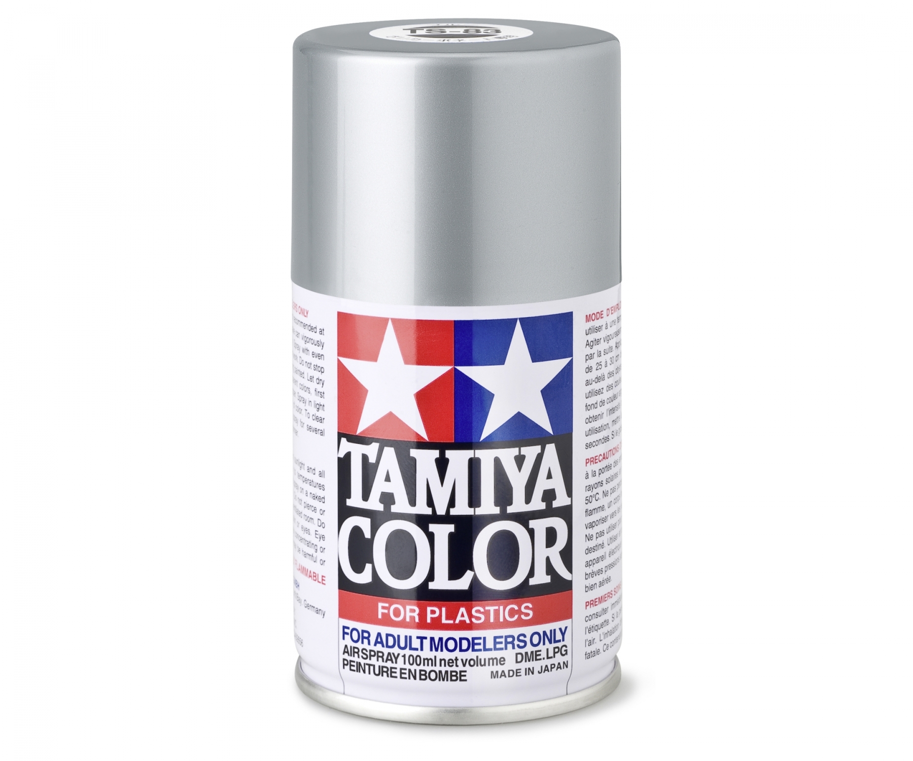 TS83 Spray Metallic Silver metallic 100ml Tamiya