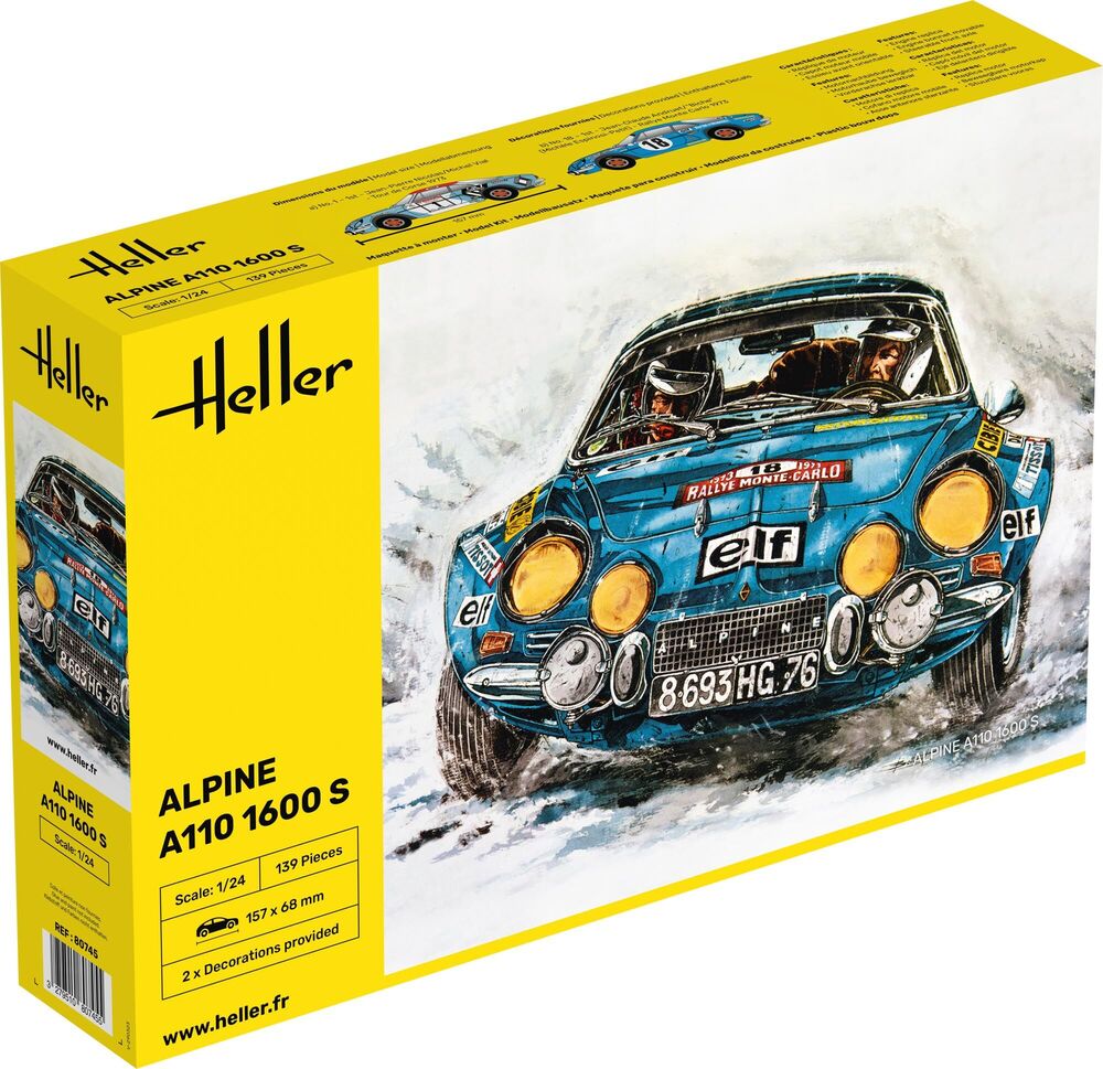 Heller Alpine A110 1600 S 1/24