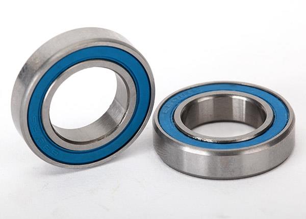 Traxxas Ball bearings blue rubber sealed (12x21x5mm) (2)