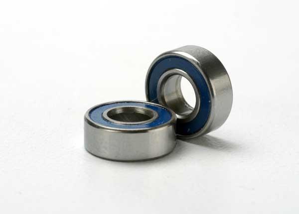 Traxxas Ball bearings blue rubber sealed (5x11x4mm) (2)