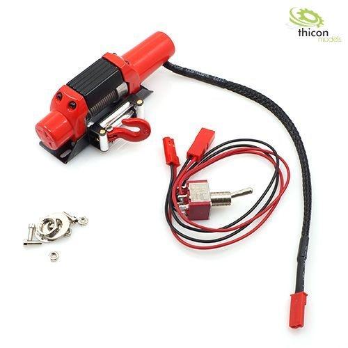 Thicon Lier (rood) met Stalen Kabel en Haak