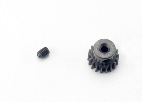 Traxxas Gear 18-T pinion (48-pitch 2.3mm shaft)/ set screw