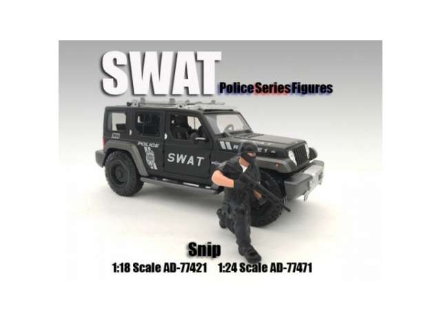 American Diorama Swat Team Snip Figuur 1/24