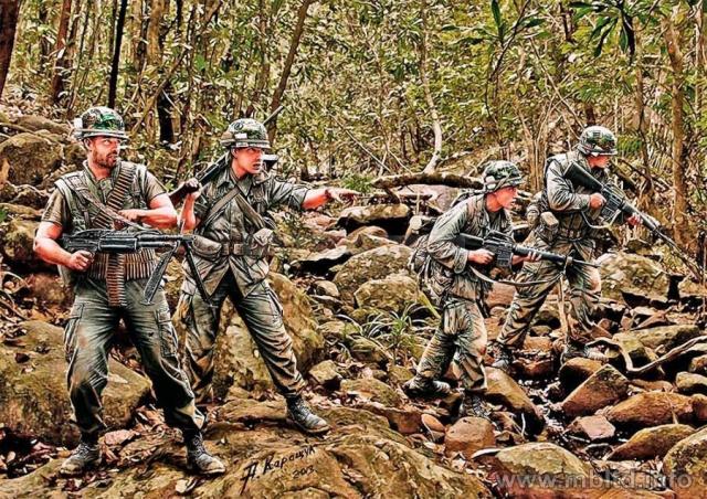 Master Box Jungle Patrol - Vietnam War 1/35