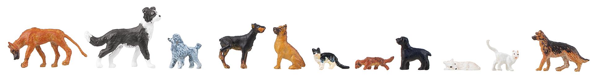 Faller Honden en Katten H0 (11)
