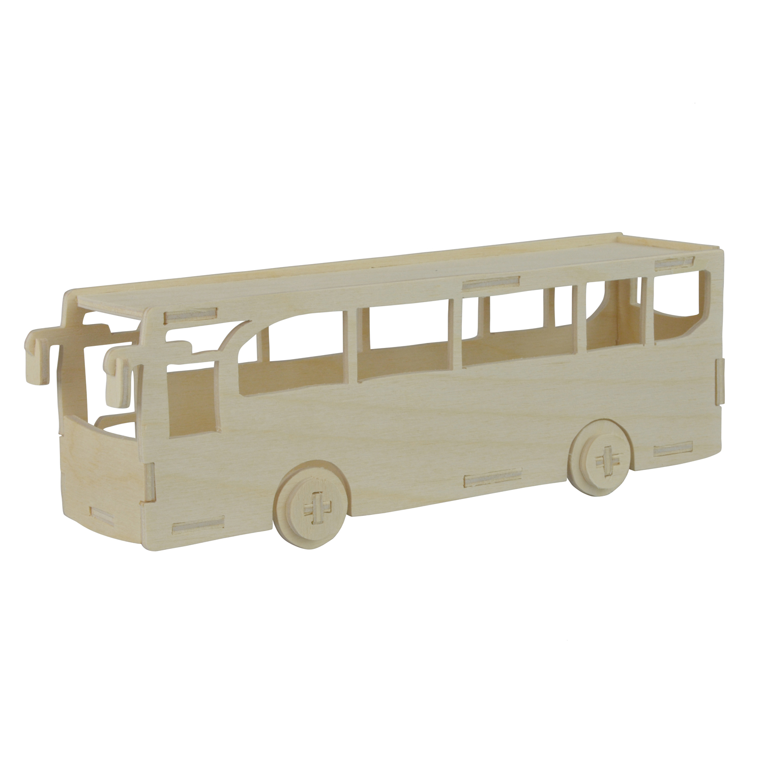 Pebaro Houten Bouwset Bus