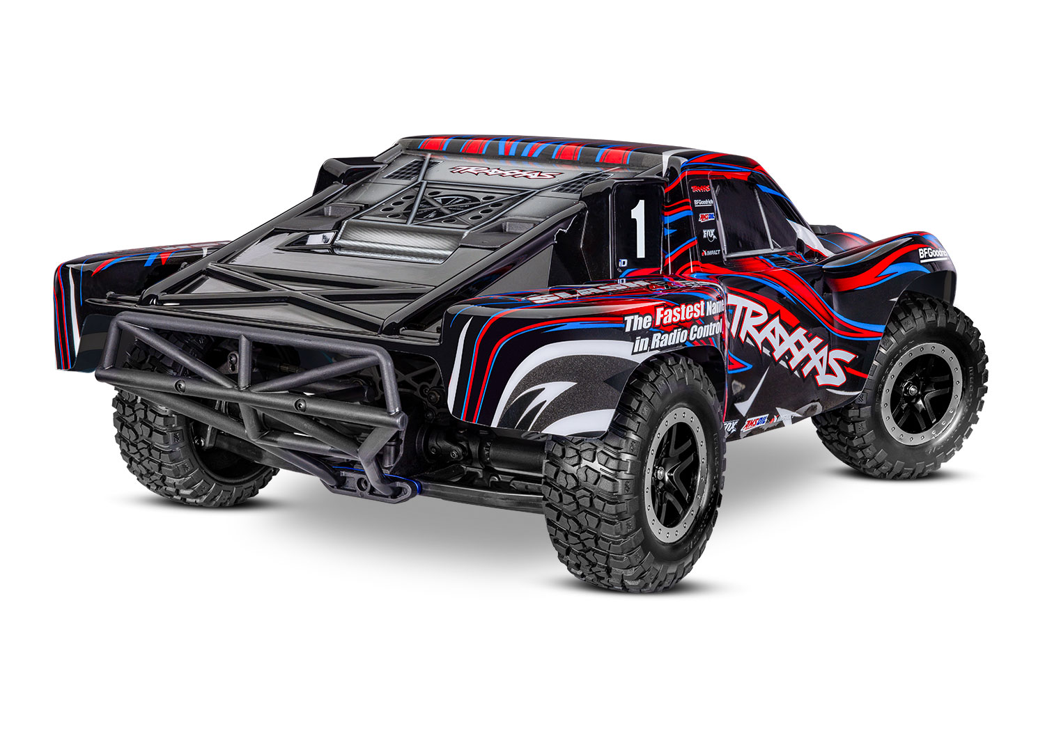 Traxxas Slash 4x4 VXL 2.4GHz TQi TSM RTR Short Course Truck Clipless HD RED