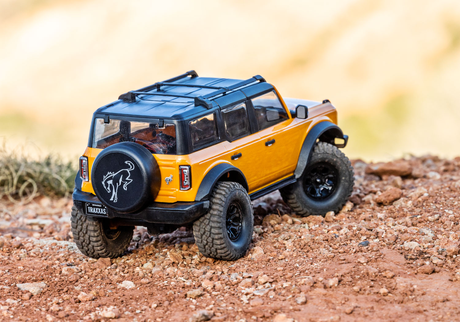 Traxxas TRX-4M Bronco 4WD Electric Scale and Trail Crawler with TQ 1/18 Orange