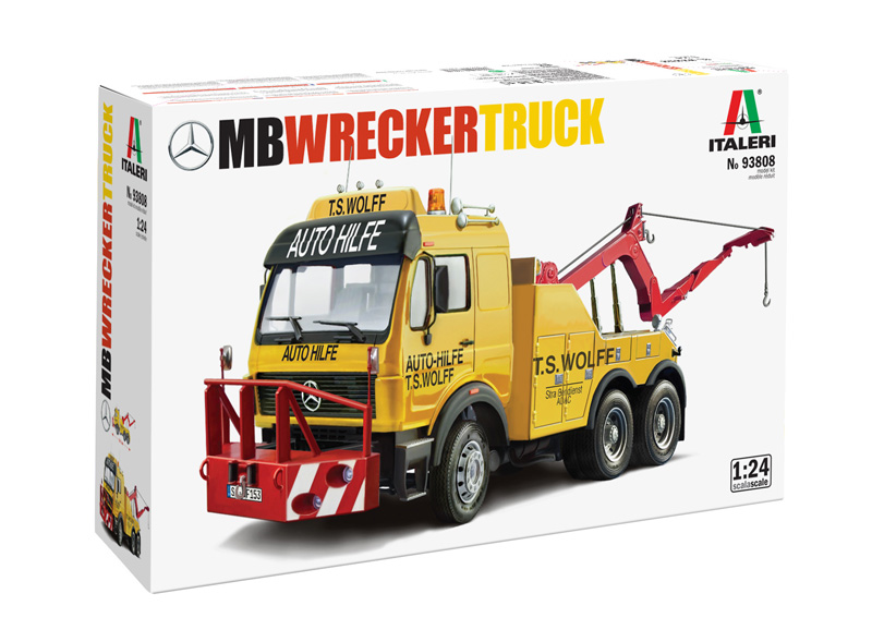 Italeri Mercedes-Benz Wrecker Truck 1/24