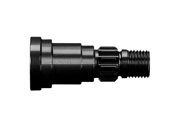 Traxxas Stub axle, aluminum (black-anodized) (1) (for use only with #7750X or 7896 driveshaft)