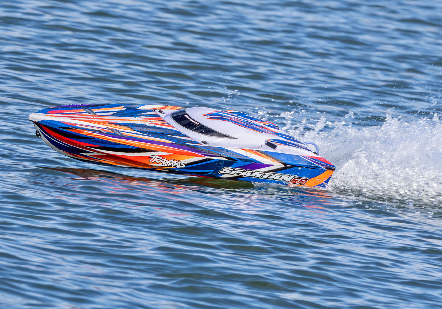 Traxxas Spartan SR36 Brushless Race Boat TQi TSM RED
