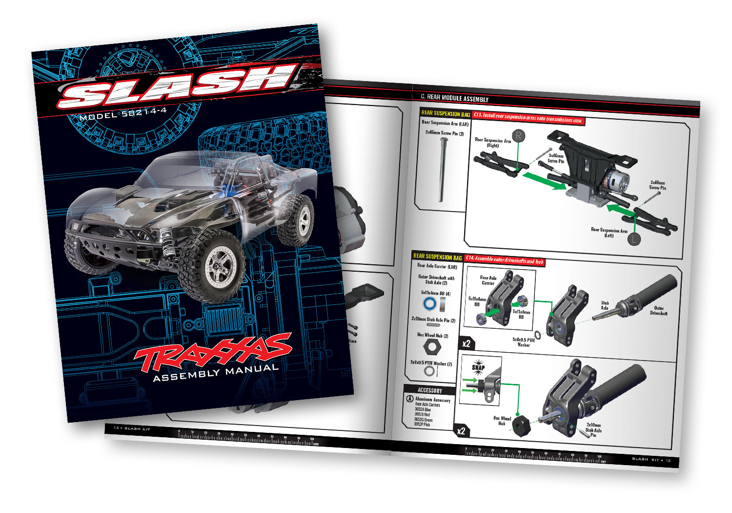 Traxxas Slash Short Course Truck Unassembled Kit with TQ 2.4GHz 2WD 1/10