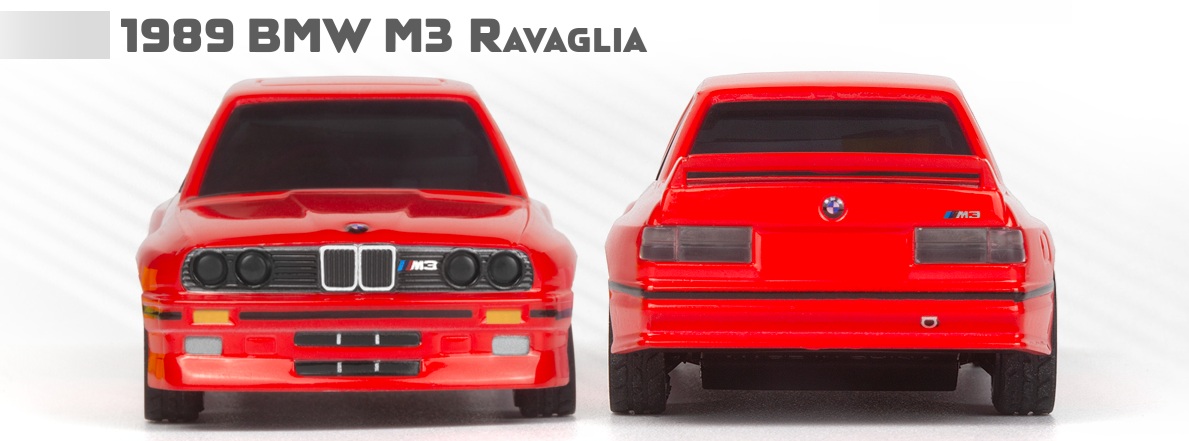 HPI Racing Nano-TTR 1989 BMW M3 E30 Ravaglia Red 1/64