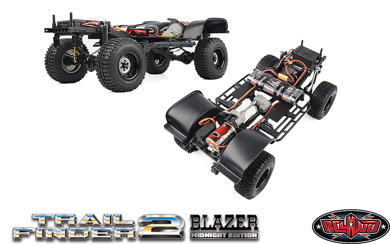 RC4WD Trail Finder 2 with Chevrolet Blazer Midnight Edition Hard Body Set 1/10