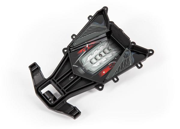 Traxxas Latch body mount rear (with engine bay) (for clipless body mounting) (attaches to #9311 body)