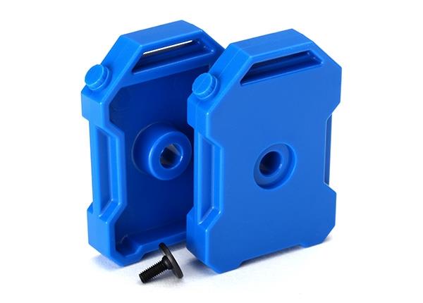 Traxxas Fuel canisters (Blue) (2)/ 3X8 FCS (1)