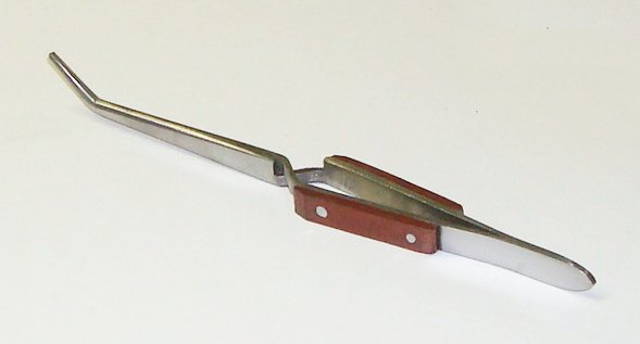 Modelcraft Reverse Action Tweezers Curved Tips