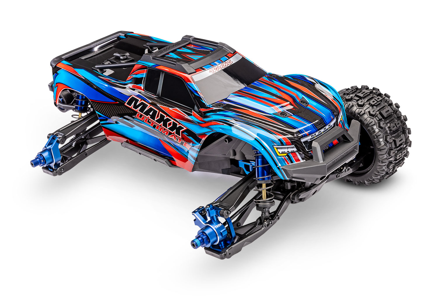 Traxxas Maxx Ultimate 4WD Brushless Electric Monster Truck VXL-4S TQi Blue 1/8