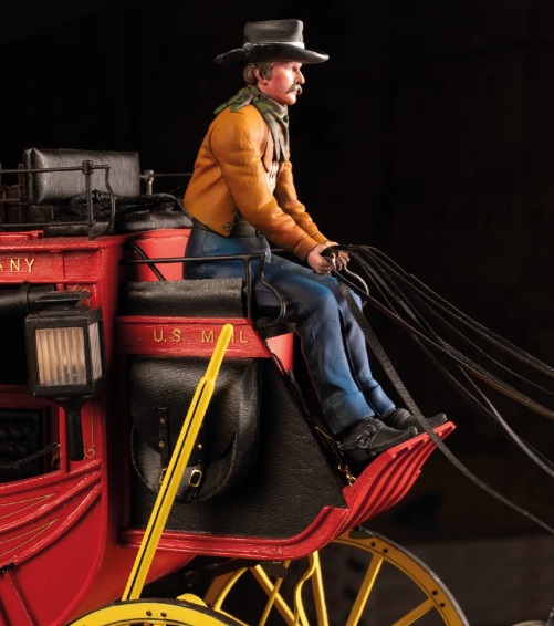 Artesania Latina Set van 4 Figuren in Resin voor Stagecoach 1/12