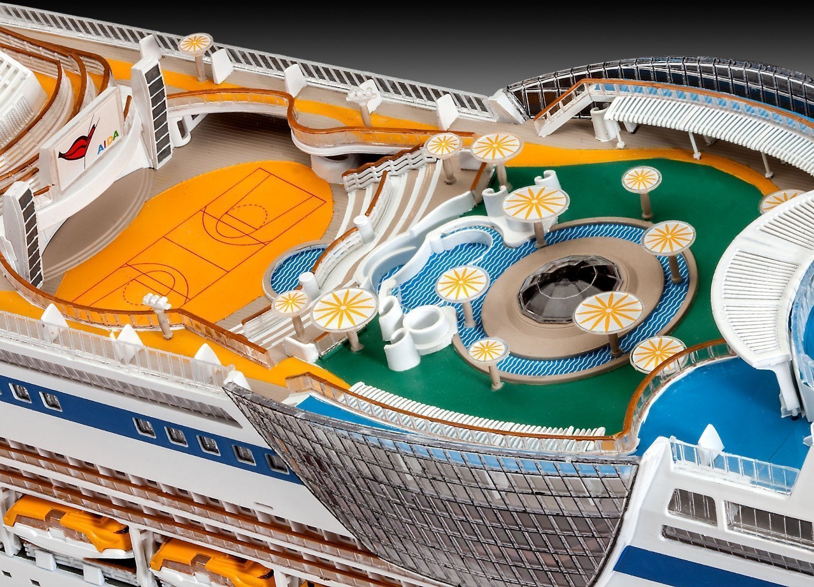 Revell AIDA (blu, sol, mar, stella) Cruise Ship 1/400