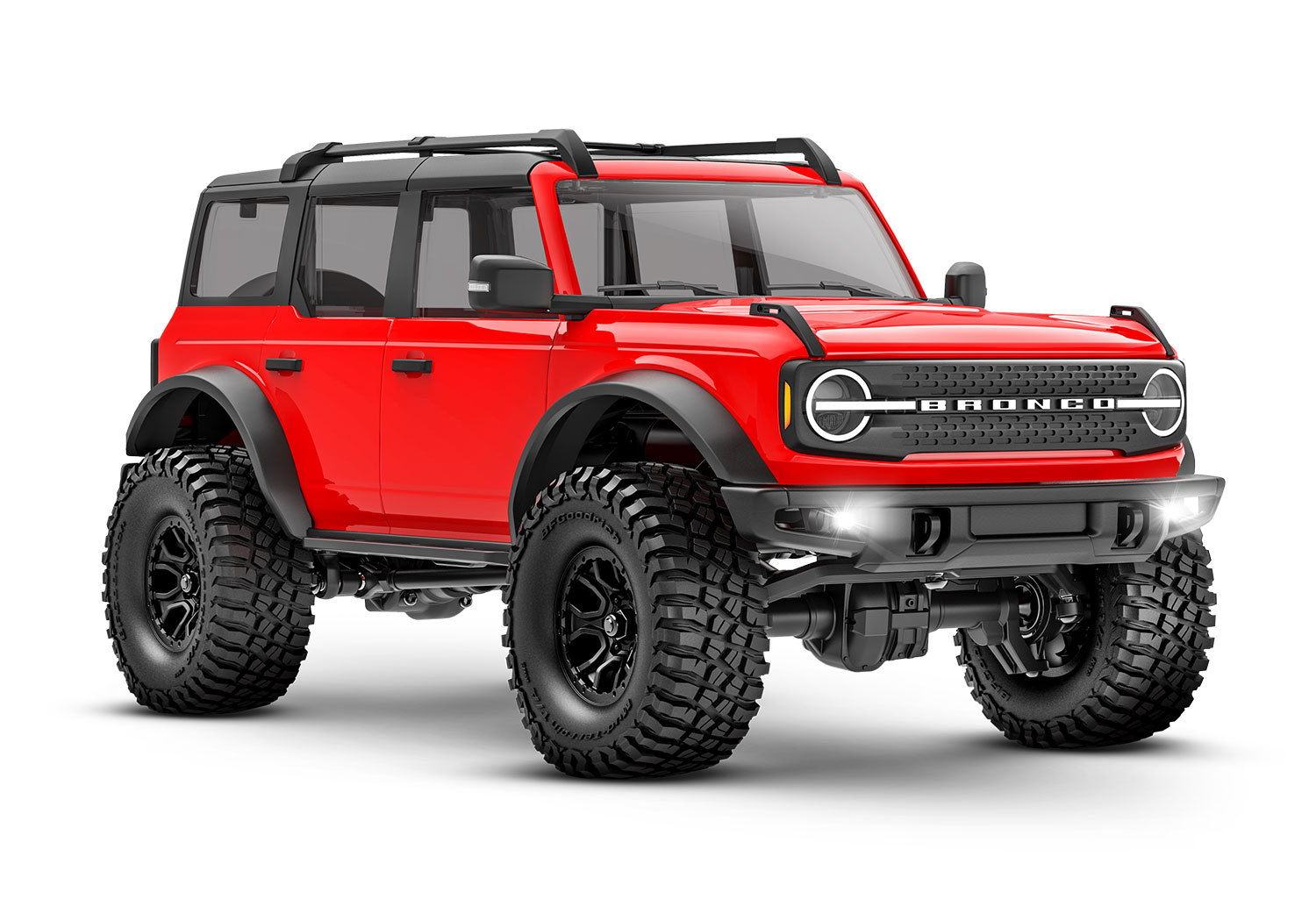 Traxxas TRX-4M Bronco 4WD Electric Scale and Trail Crawler with TQ 1/18 RED