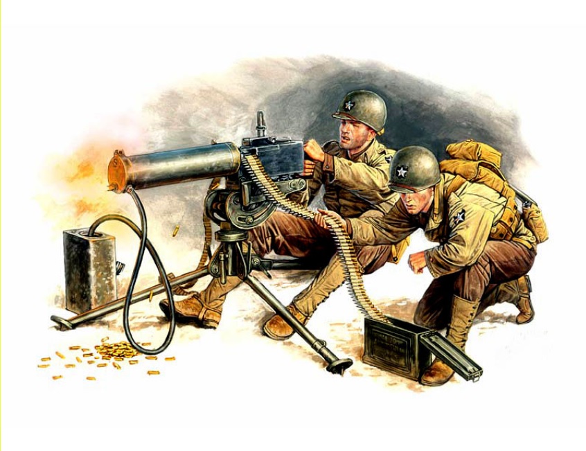Master Box LTD US Machine-Gunners europe 1944 1/35