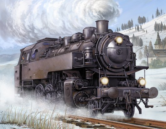 Trumpeter Dampflokomotive BR86 1/35
