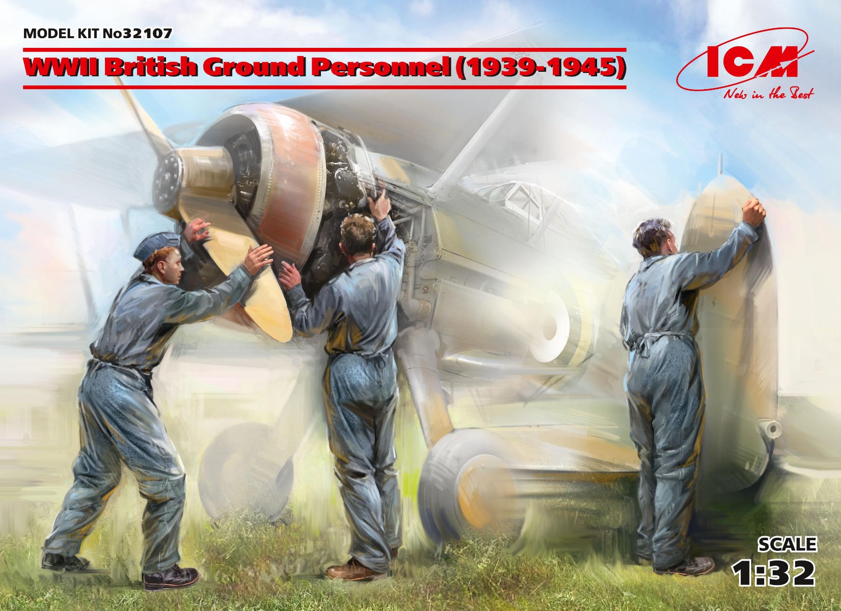ICM WWII British Ground Personnel (1939-1945) 1/32