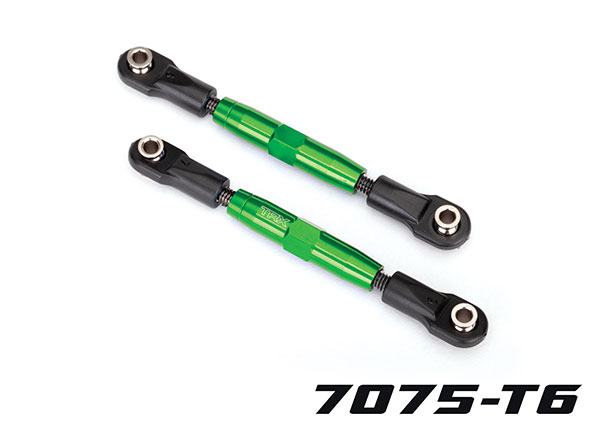 Traxxas Camber links front (TUBES green-anodized 7075-T6 aluminum stronger than titan