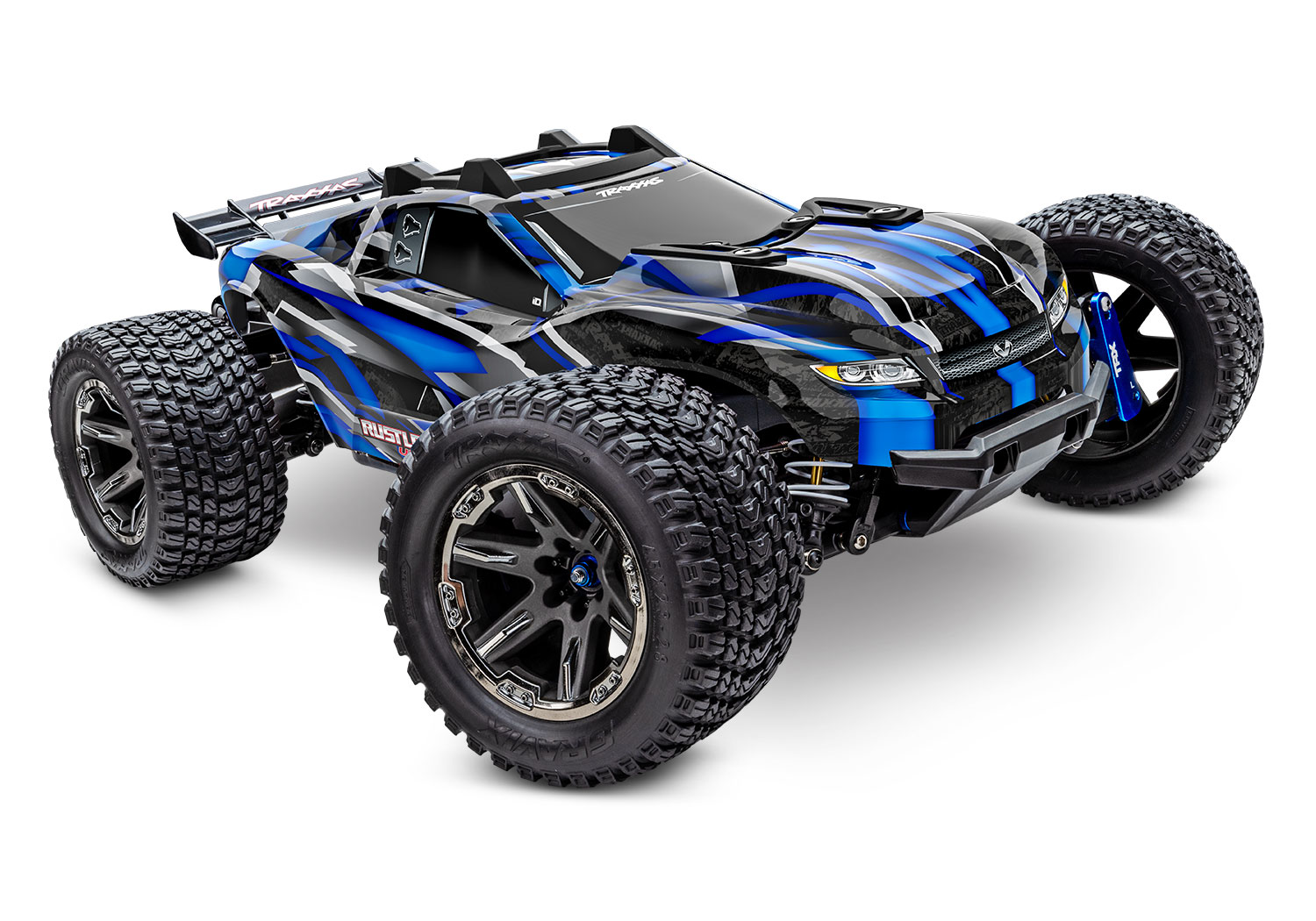 Traxxas Rustler 4X4 VXL ULTIMATE TQi TSM High-Performance Brushless Stadium Truck 1/10 Blue