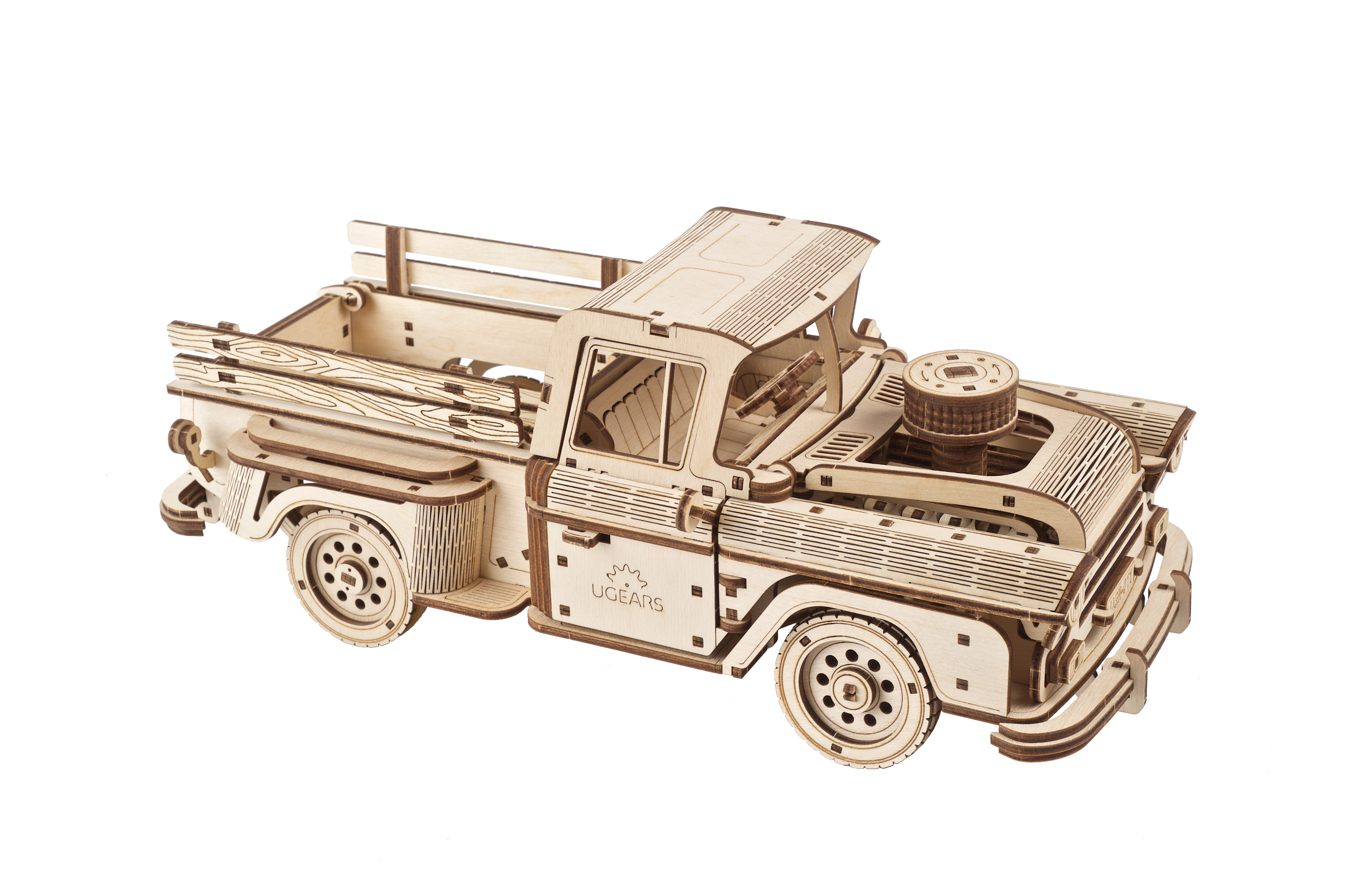 U-Gears Houthakkers Pick-Up mechanisch houten bouwpakket