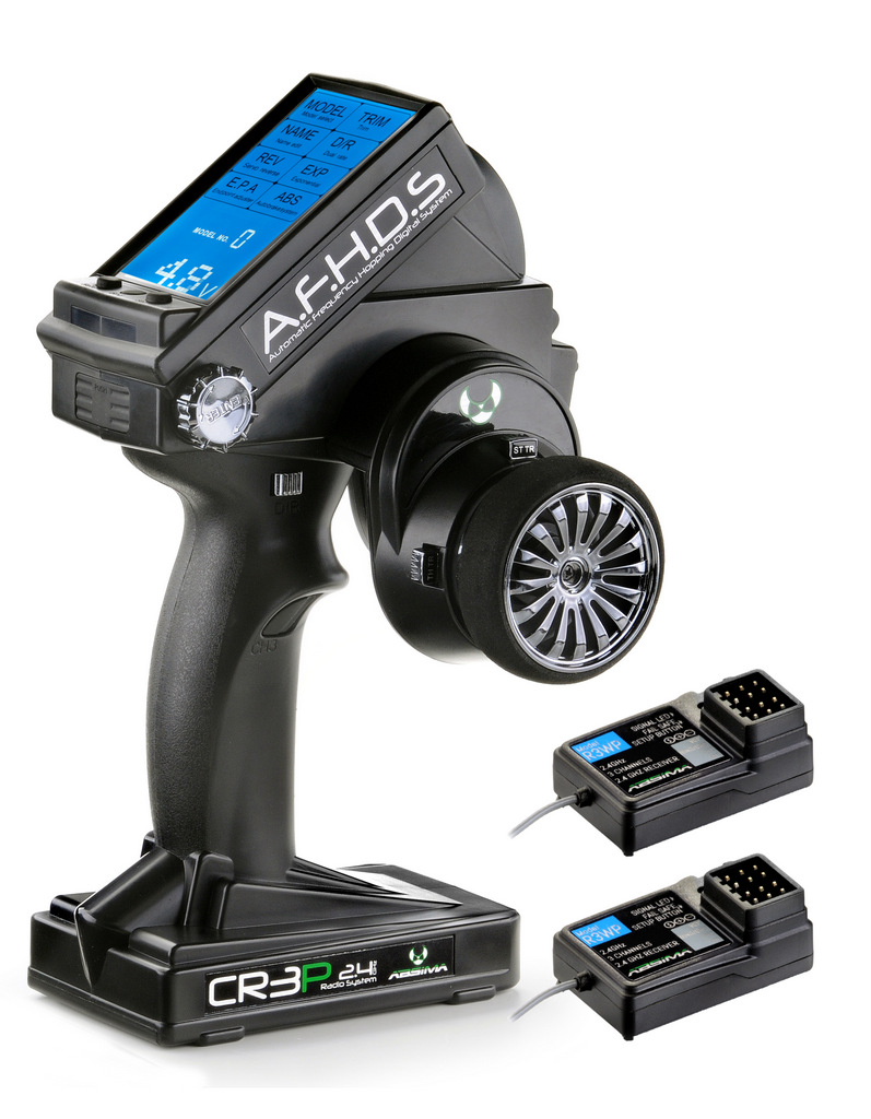 Absima CR3P 2.4GHz 3 Kanaals Zenderset met 2 Ontvangers