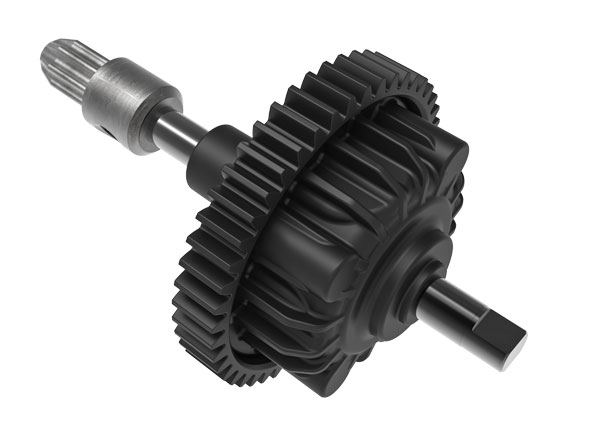 Traxxas Differential kit, Center (complete) (requires #10757 center driveshaft & #10762 pinion gear)