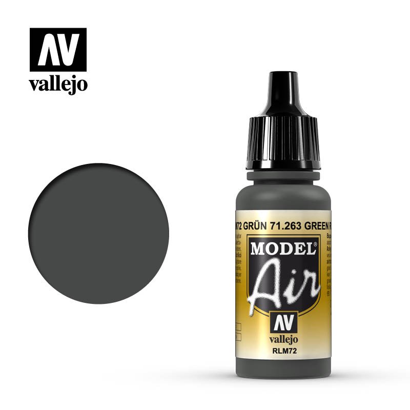 71263 Vallejo Green RLM72 Model Air 17ml