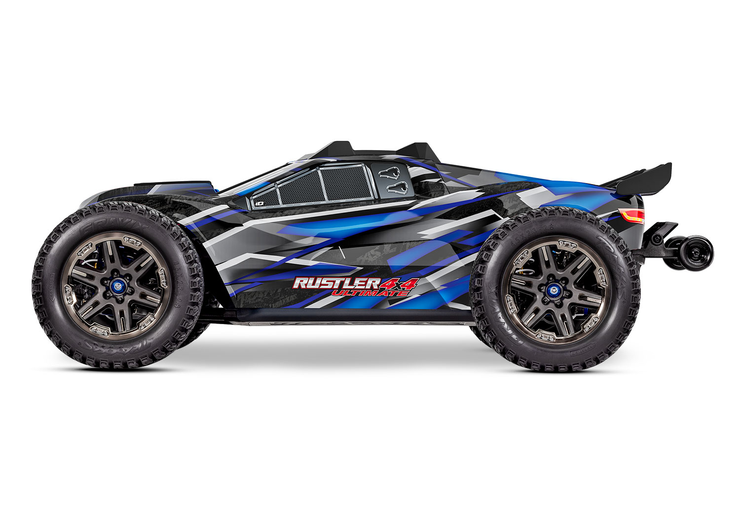 Traxxas Rustler 4X4 VXL ULTIMATE TQi TSM High-Performance Brushless Stadium Truck 1/10 Blue