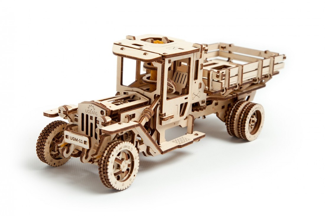 U-Gears Truck UGM-11 mechanisch houten bouwpakket