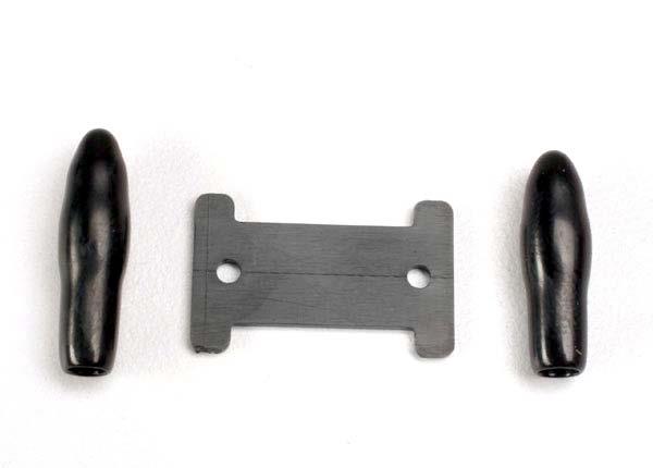 Traxxas Antenna caps vinyl (2)/ antenna spool