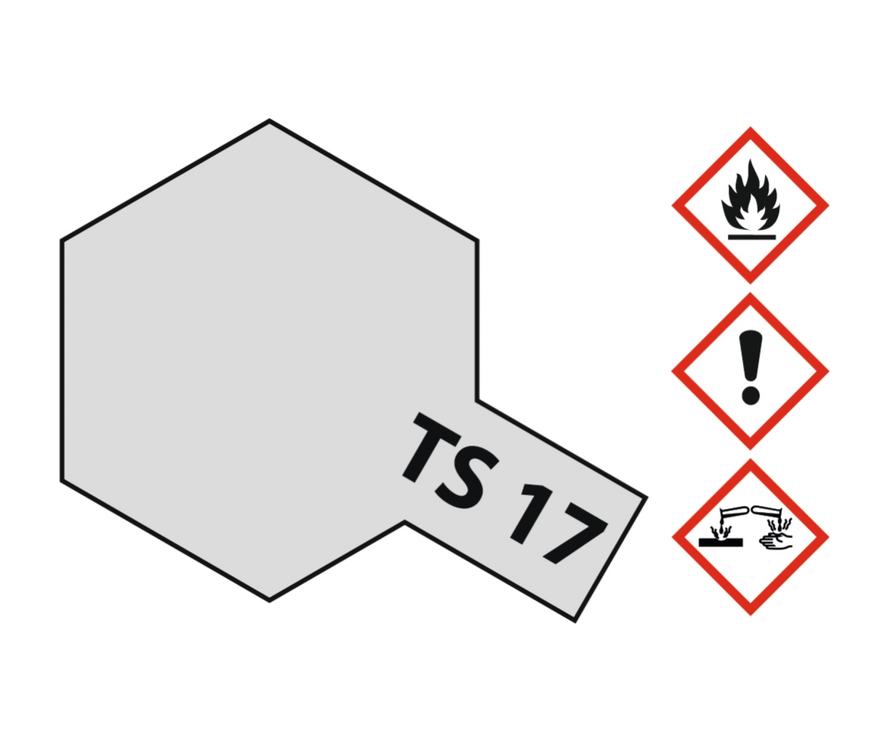 TS17 Spray Gloss Aluminum brillant 100ml Tamiya