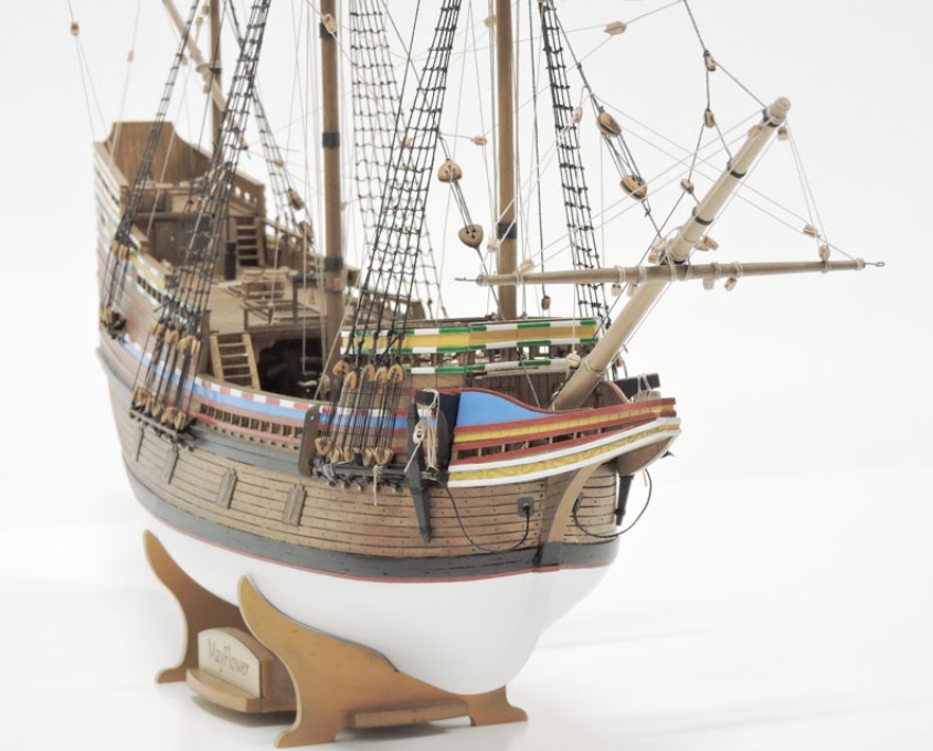 Mantua Model Mayflower houten scheepsmodel bouwdoos 1/64