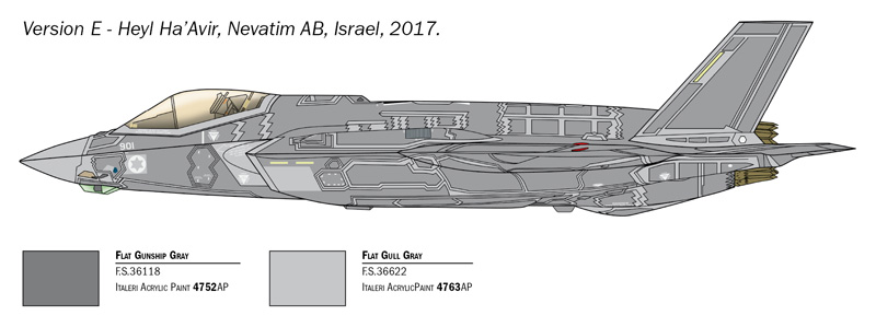 Italeri F-35 A LIGHTNING II CTOL version 1/72