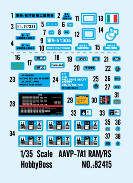 HobbyBoss AAVP-7A1 RAM/RS 1/35