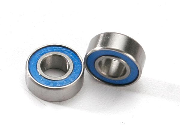 Traxxas Ball Bearings blue rubber sealed (6x13x5mm) (2)