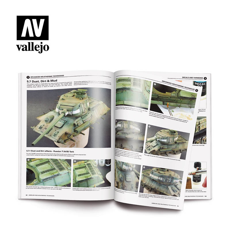 Vallejo Airbrushing and Weathering Techniques Book By Rob Ferreira