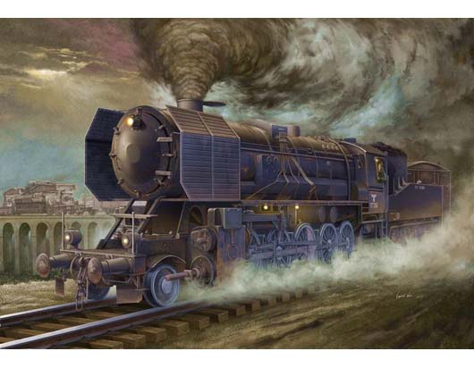 Trumpeter Kriegslokomotive Baureihe 52 mit steifrahmentender 1/35