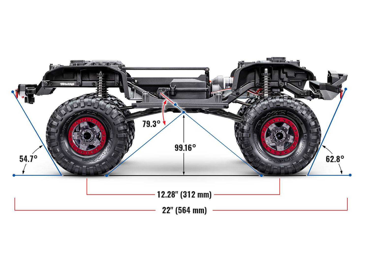 Traxxas TRX-4 Sport 4WD High Trail Edition 1/10 GRAY