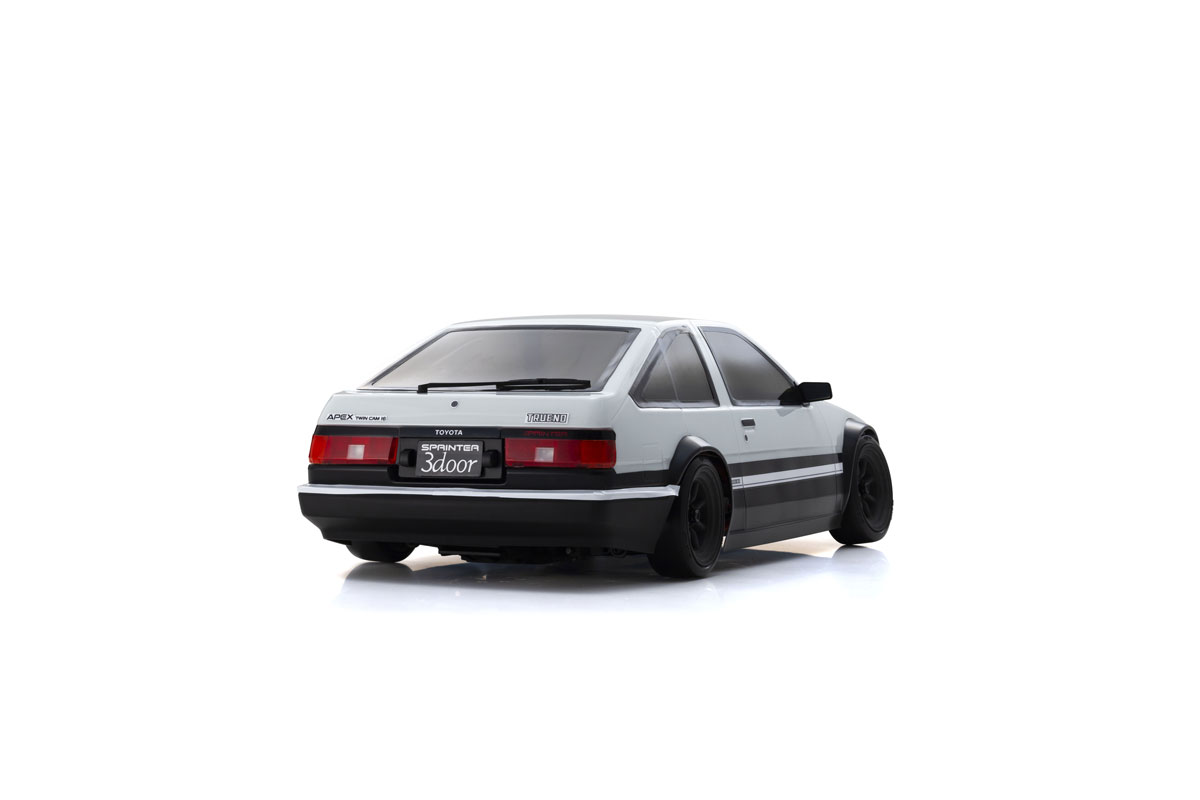 Kyosho Fazer D2 Toyota Sprinter Trueno AE86 White 2WD Drift Readyset 1/10